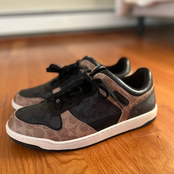 COACH Designer CX453 Mixed Signature Monogram Shoe Sneakers Men's Size 11.5 New - Picture 1 of 8